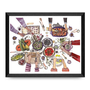 Cooking 8x10 Print By Sarah Duggan Creative Works