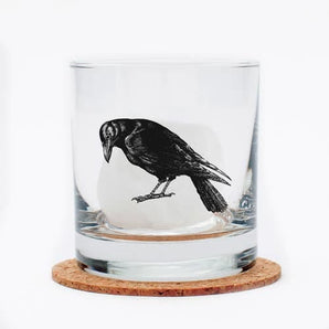 Crow Rocks Glass By Counter Couture