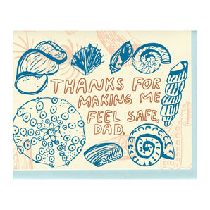 Feel Safe Dad Card By People I’ve Loved