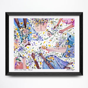 Floral Arranging 8x10 Print By Sarah Duggan Creative Works