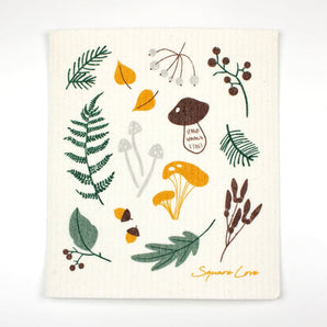 Forest Harvest Swedish Dishcloth By Square Love