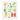 Garden Pattern Swedish Dishcloth By Square Love