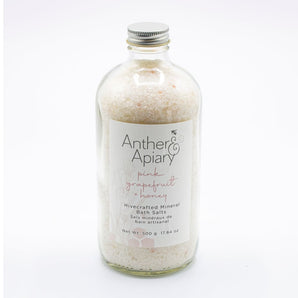 Grapefruit & Honey Bath Salts (500g) By Anther Apiary