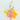 Handpainted Acrylic Floral Ornament (various designs)