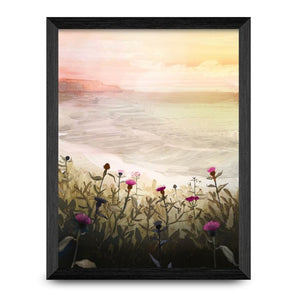 Knapweed By Sea 11x14 Print Briana Corr Scott