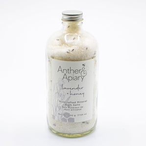 Lavender & Honey Bath Salts (500g) By Anther Apiary