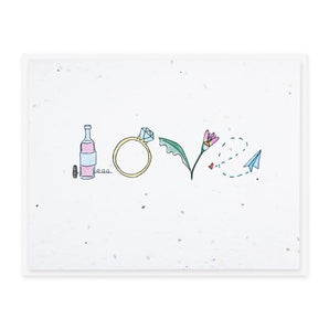 Love Symbols Seed Card By Jill & Jack Paper