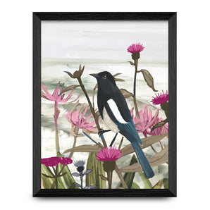 Magpie By Sea 11x14 Print Briana Corr Scott