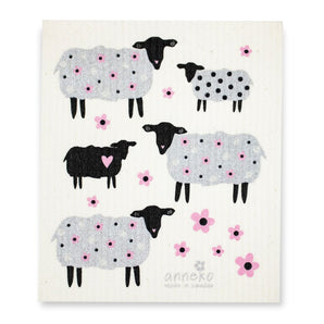Sheep Swedish Dishcloth By Square Love